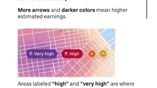 UBER A new map to help you find high earning areas combining SURGE amp EARNINGS [upl. by Jolie]