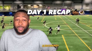 CFL combine practice 1 recap who stood out  👀 [upl. by Retsehc]