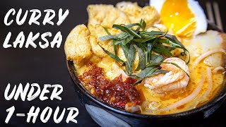 Authentic Malaysian Curry Laksa  Made from Scratch [upl. by Shaw122]