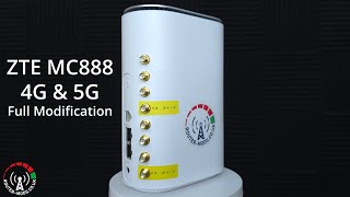 ZTE MC888 5G Wireless Cellular Internet Router With 4G and 5G SMA External Antenna Full Modification [upl. by Ennovy168]