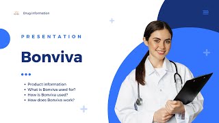 Bonviva  Product information uses dosage mechanism  ibandronic acid [upl. by Sela937]