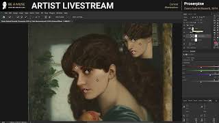 Artist Livestream 092024  Proserpine by Rossetti Part 2 [upl. by Lauryn]