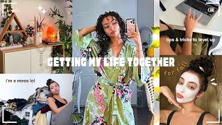 GETTING MY LIFE TOGETHER  fall reset vlog  tips for selfcare amp organization [upl. by Hugibert]