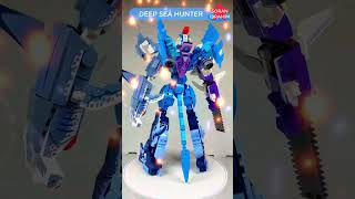 King Poseidon Combiner Deep Sea Hunter  ⚡️ Speed Build Robot Lego Combiner 4in1 Sembo Block 103254 [upl. by Chabot250]