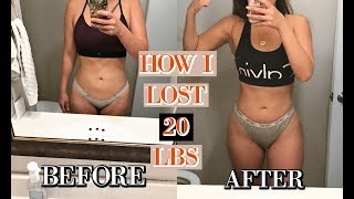 HOW I LOST 20 LBS AND 5 EASY TIPS TO LOSE WEIGHT [upl. by Laurence]