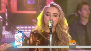 Sabrina Carpenter  Thumbs Live on Today Show 2016  IMPROVED SOUND [upl. by Assenev]