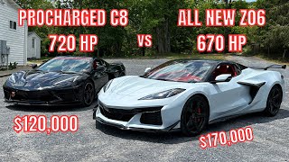 2023 Corvette Z06 vs ProCharged C8 Which Is The BETTER Buy [upl. by Hey]