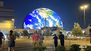 NEW Worlds Largest LED Sphere Lights Up for 1st Time STUNNING 23 Billion Sphere in Vegas [upl. by Teresa]