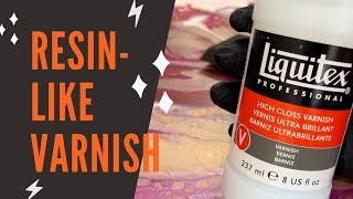 GLASSLIKE VARNISH TECHNIQUE  HOW TO get RESIN LOOK without RESIN  Tips amp Tricks [upl. by Cartwright24]