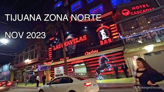 Saturday Night Walking Tour of Zona Norte Tijuana Paraditas Models November 2023 [upl. by Compton]