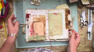 Filling amp decorating a blank junk journal 2 [upl. by Larsen]