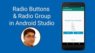 How to use Radio Buttons amp Radio Group in Android Studio [upl. by Ariay]