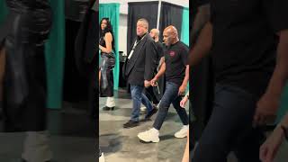 Mike Tyson vs Jake Paul walking backstage Las Vegas September 2024 [upl. by Ailis]