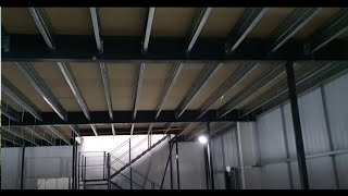 Mezzanine Floor Construction Oxfordshire UK [upl. by Nerradal473]