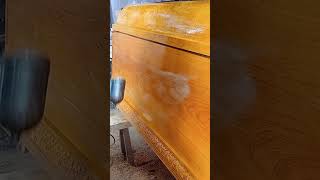 easy way of techniques for Spray paint wood  woodworking project [upl. by Nnahtebazile434]