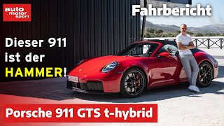 Porsche 911 GTS 9922 thybrid Der erste 911Hybrid – Vorfahrt Review  auto motor und sport [upl. by Einwahs]