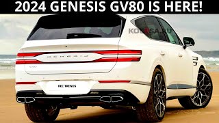 FINALLY 2024 Genesis GV80 Redesign Review  Genesis GV80 Voupe SUV Hybrid 2024 Release Date [upl. by Elton]