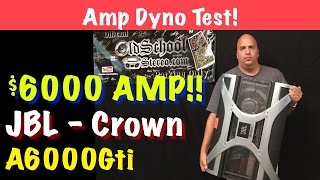 Worlds Most Powerful Car Audio Amplifier 2004 JBL Crown A6000Gti [upl. by Petigny669]