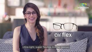 Lenskart Airflex  Ultralight Super Flexible Glasses ft Alaya F [upl. by Yrrehc]