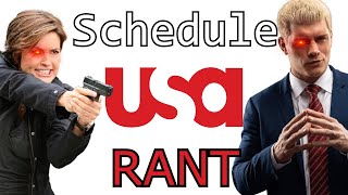 16 HOURS USA Network  Schedule RANT [upl. by Uol830]