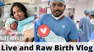 Our Baby Is Here  Live “C” Section Birth Vlog  Anjali Prabhakaran  Delivery Vlog  Baby Arrived [upl. by Deirdre]