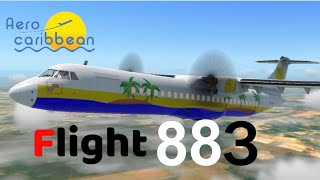 AeroCaribbean flight 883 primer accidente mortal de un ATR 72 Reconstrucción en RFS [upl. by Cyndi]