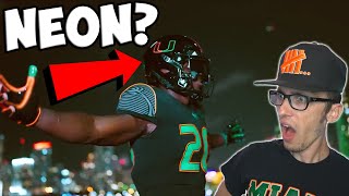 Miami Hurricanes NEW Uniform Combo is CRAZY  Reaction and Closer Look [upl. by Barry]