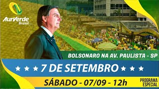 Transmissão ao vivo e na íntegra com o Presidente Bolsonaro na Avenida PaulistaSP  07092024 [upl. by Cristina]