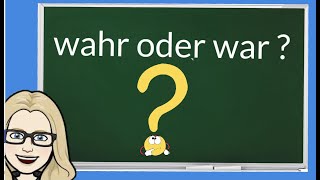 wahr oder war  Rechtschreibung  Deutsch lernen  Grundschule  ab Klasse 4  Lernen mit Leo [upl. by Enyleve748]