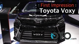 GIIAS 2017  First Impression Toyota Voxy I OTOcom [upl. by Gschu]