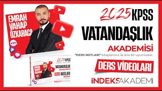 18 2025 KPSS  Vatandaşlık  Anayasa Hukuku ve Anayasa Tarihi  3  Emrah Vahap Özkaraca [upl. by Gintz]