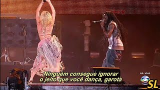 Shakira  Hips Dont Lie Live in Brazil Tradução Legendado4k [upl. by Melgar897]