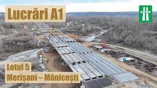 04 FEB 2024 Lucrări A1 – Lotul 5 Merișani – Mănicești [upl. by Alair]