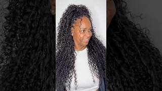 Goddess Braids over LOCS Length MidBack 🔥🔥🔥 braids goddessbraids locs nycbraider [upl. by Furie408]