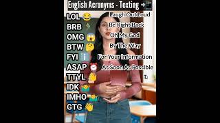 English Acronym english englishlanguage englishvocabulary youtubeshorts englishlearning [upl. by Anaer]