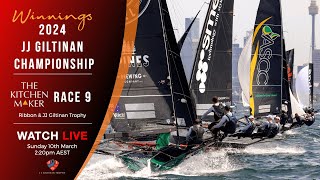 18ft SKIFFS  JJ GILTINAN CHAMPIONSHIP  Race 9 [upl. by Revlis]