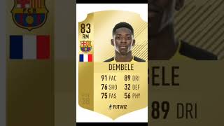 dembele fifa 1622 evolution [upl. by Nwahsaj245]