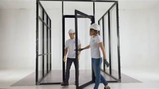 Installation Glass Partition System CGP [upl. by Aniuqaoj760]