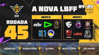 A NOVA LBFF🚨FFWS BR 🏆RODADA 45  GRUPOS B e C  LBFF 🚨 FREEFIRE [upl. by Anitsuj146]