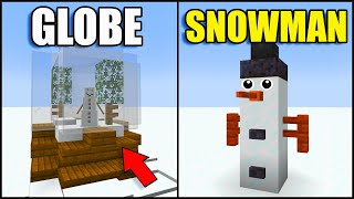 Minecraft 15 Winter Build Hacks amp Designs [upl. by Storz]