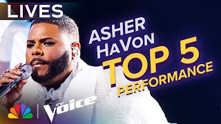 Asher HaVon Performs quotLast Dancequot by Donna Summer  The Voice Finale  NBC [upl. by Aidnac]