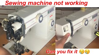 FABRIC NOT MOVING ON SEWING MACHINE EASY WAY TO FIXED [upl. by Nahsyar]