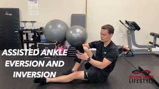 Assisted Ankle Eversion and Inversion [upl. by Esinnej]