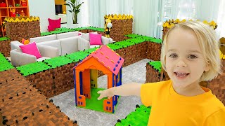 Vlad and Niki Giant Maze Challenge for kids [upl. by Evod]