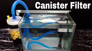 How to make aquarium filter with bottle at home  Canister filter DIY  DIY filter for fish tank [upl. by Ahtar]