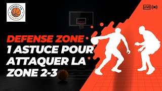 Attaque de zone 23 au basketball [upl. by Nelaf]