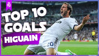 Gonzalo Higuaín’s TOP TEN Real Madrid GOALS [upl. by Nava]