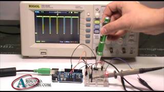 Arduino Salida PWM en Osciloscopio [upl. by Notselrahc24]