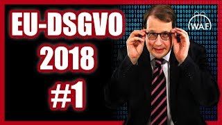 DSGVO 2018 einfach erklärt Die neue EUDatenschutzgrundverordnung  DSGVO for Absolute Beginners [upl. by Kissel]