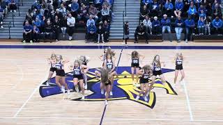 Waukee Dance Team Girls Basketball Halftime Performance 12523 [upl. by Jewel]